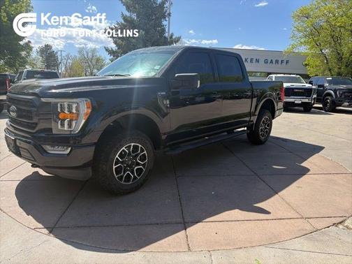 AGATE BLACK METALLIC 2023 Ford F-150 XLT