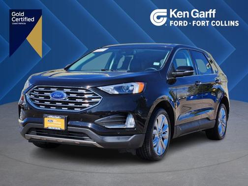 AGATE BLACK METALLIC 2024 Ford Edge TITANIUM