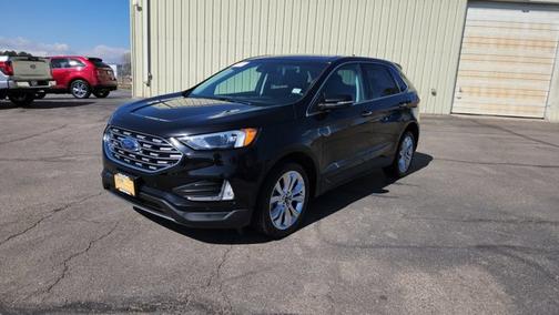 AGATE BLACK METALLIC 2024 Ford Edge TITANIUM