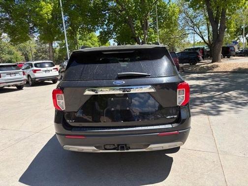 AGATE BLACK METALLIC 2023 Ford Explorer XLT
