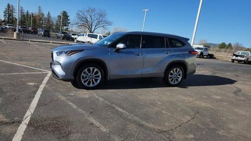 Blue 2020 Toyota Highlander LIMITED