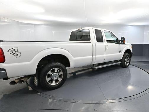White Platinum Tri-Coat Metallic 2015 Ford F-350 Lariat Super Duty