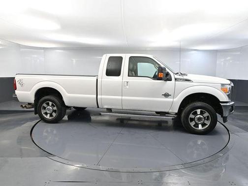 White Platinum Tri-Coat Metallic 2015 Ford F-350 Lariat Super Duty