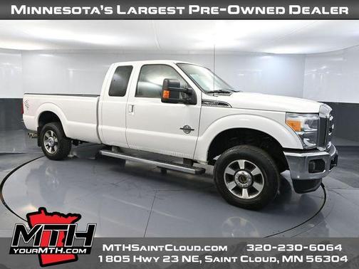 White Platinum Tri-Coat Metallic 2015 Ford F-350 Lariat Super Duty