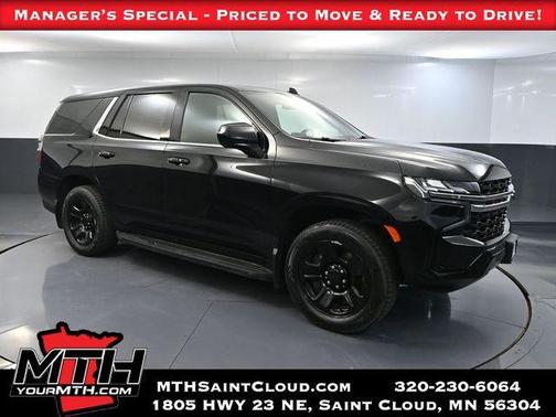 Black 2021 Chevrolet Tahoe Commercial Fleet