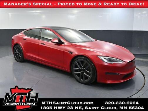 Red Multi 2021 Tesla Model S Plaid