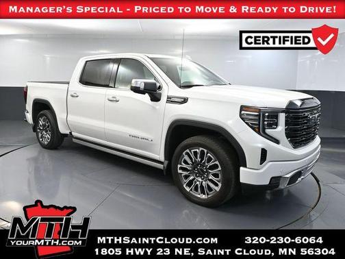 White Frost Tri-Coat 2024 GMC Sierra 1500 Denali Ultimate
