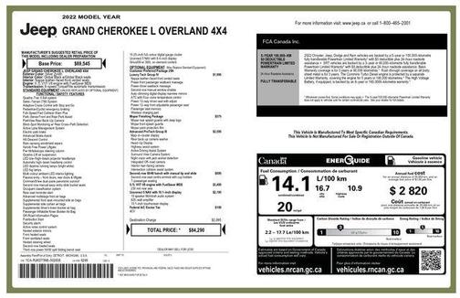 2022 Jeep Grand Cherokee L Overland