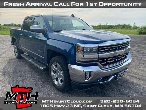 Deep Ocean Blue Metallic 2017 Chevrolet Silverado 1500 LTZ