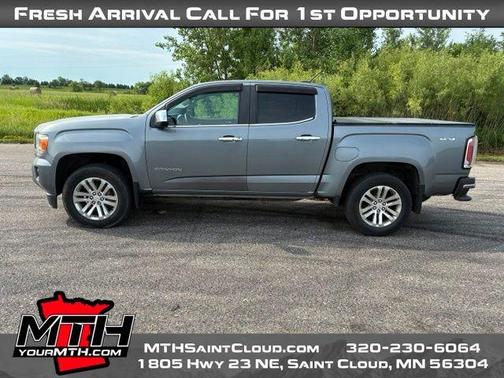 Satin Steel Metallic 2018 GMC Canyon SLT
