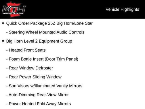 Bright White Clearcoat 2019 RAM 1500 Big Horn
