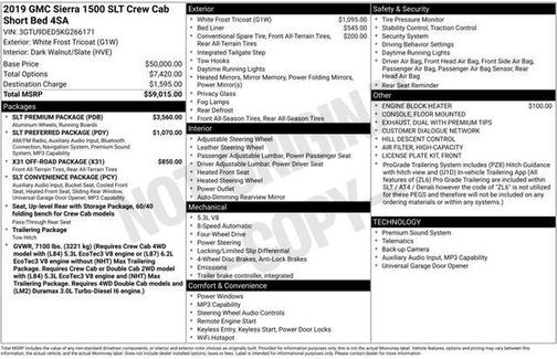 2019 GMC Sierra 1500 SLT