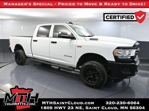 Bright White Clearcoat 2022 RAM 2500 Tradesman