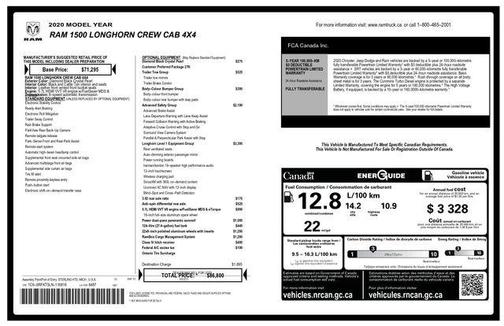2020 RAM 1500 Longhorn