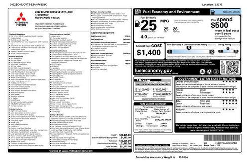2022 Mitsubishi Eclipse Cross SEL