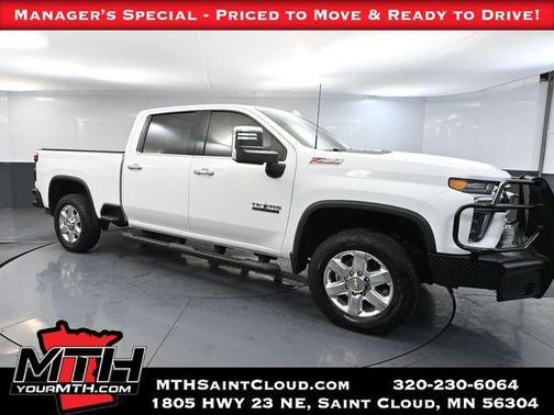 Summit White 2021 Chevrolet Silverado 2500 LTZ