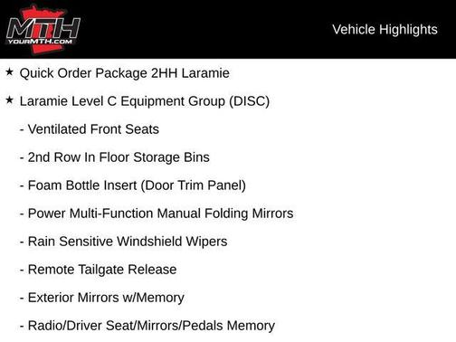 Bright White Clearcoat 2022 RAM 2500 Laramie