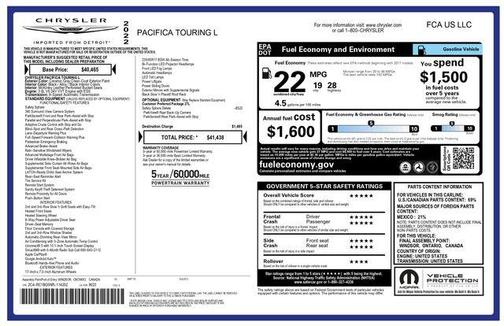 2022 Chrysler Pacifica Touring-L