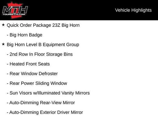 2023 RAM 1500 Big Horn