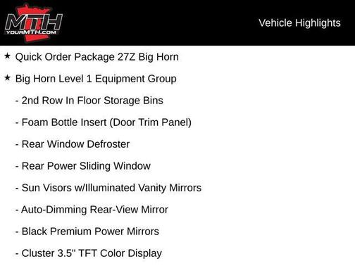 2020 RAM 1500 Big Horn