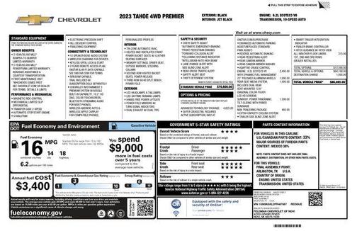 2023 Chevrolet Tahoe Premier