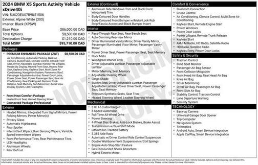 2024 BMW X5 xDrive40i