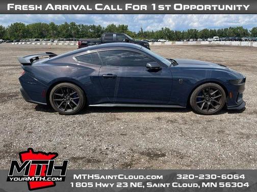 Blue 2024 Ford Mustang Dark Horse