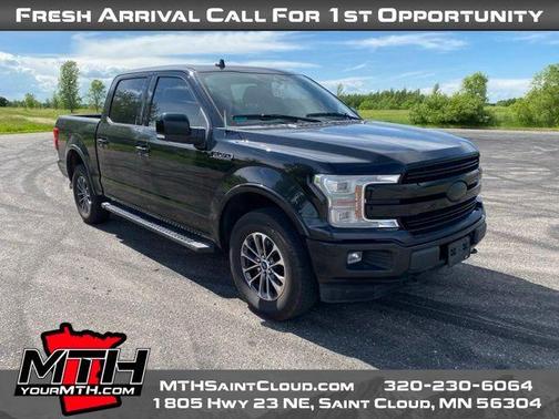 Shadow Black 2018 Ford F-150 Lariat
