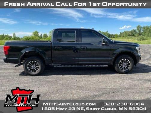 Shadow Black 2018 Ford F-150 Lariat