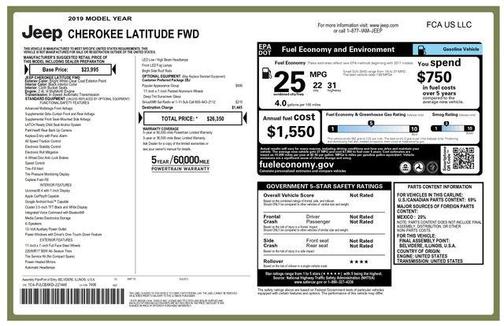 2019 Jeep Cherokee Latitude