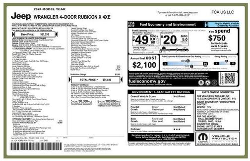 Silver Zynith Clearcoat 2024 Jeep Wrangler 4xe Rubicon