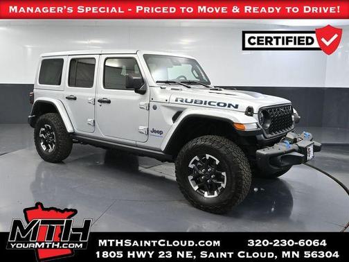 Silver Zynith Clearcoat 2024 Jeep Wrangler 4xe Rubicon