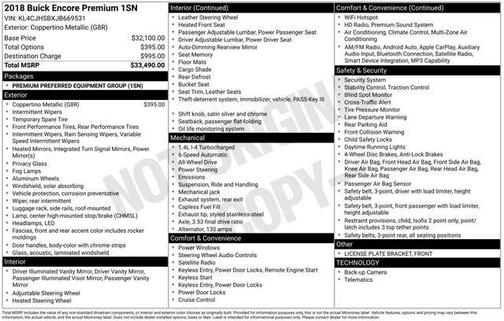 2018 Buick Encore Premium