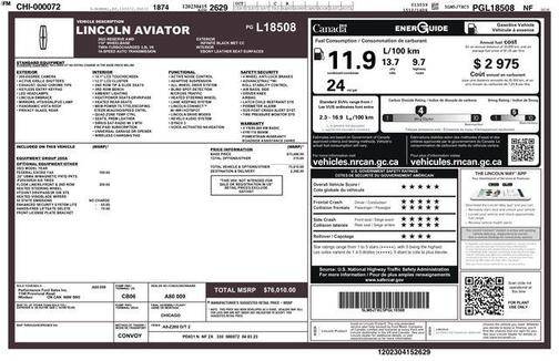 2023 Lincoln Aviator Reserve AWD