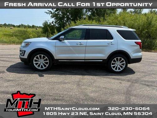 Ingot Silver Metallic 2017 Ford Explorer Limited