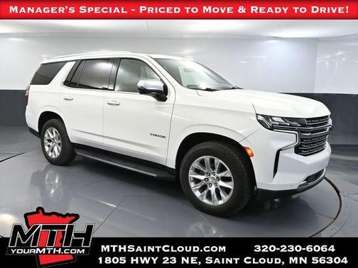 Summit White 2021 Chevrolet Tahoe Premier