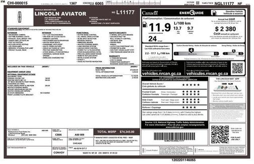 2022 Lincoln Aviator Reserve AWD