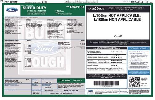 2021 Ford F-250 Platinum