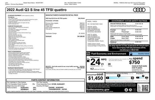 2022 Audi Q3 45 S line Premium