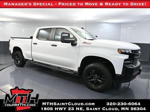 Summit White 2021 Chevrolet Silverado 1500 LT Trail Boss