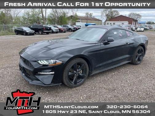 Shadow Black 2022 Ford Mustang EcoBoost