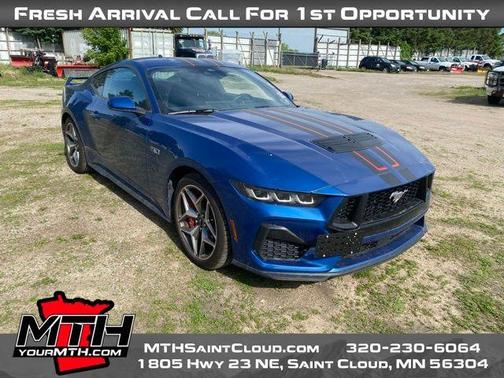Atlas Blue Metallic 2024 Ford Mustang GT