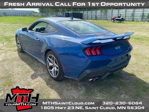 Atlas Blue Metallic 2024 Ford Mustang GT