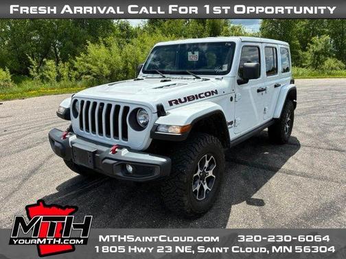 Bright White Clearcoat 2023 Jeep Wrangler Rubicon