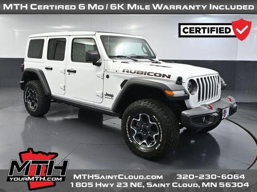 Bright White Clearcoat 2023 Jeep Wrangler Rubicon