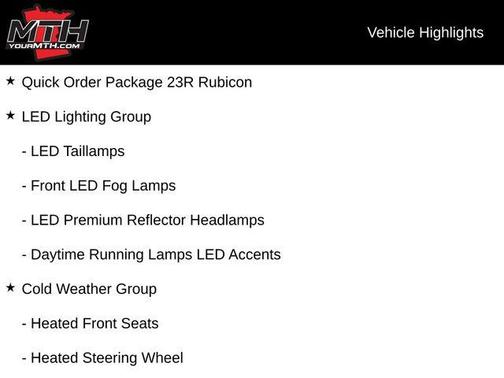 Bright White Clearcoat 2023 Jeep Wrangler Rubicon