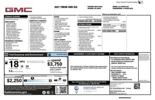 2021 GMC Yukon SLE