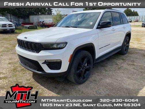 Bright White Clearcoat 2024 Jeep Grand Cherokee Limited