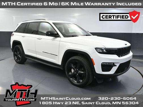Bright White Clearcoat 2024 Jeep Grand Cherokee Limited