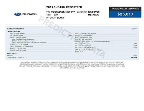 2019 Subaru Crosstrek 2.0i